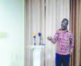 Prof. Francis Nunoo presenting to participants Image