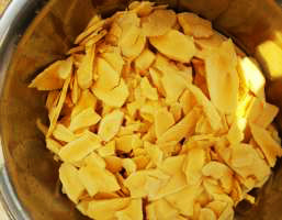 Figure a: Sliced Yellow Cassava Image